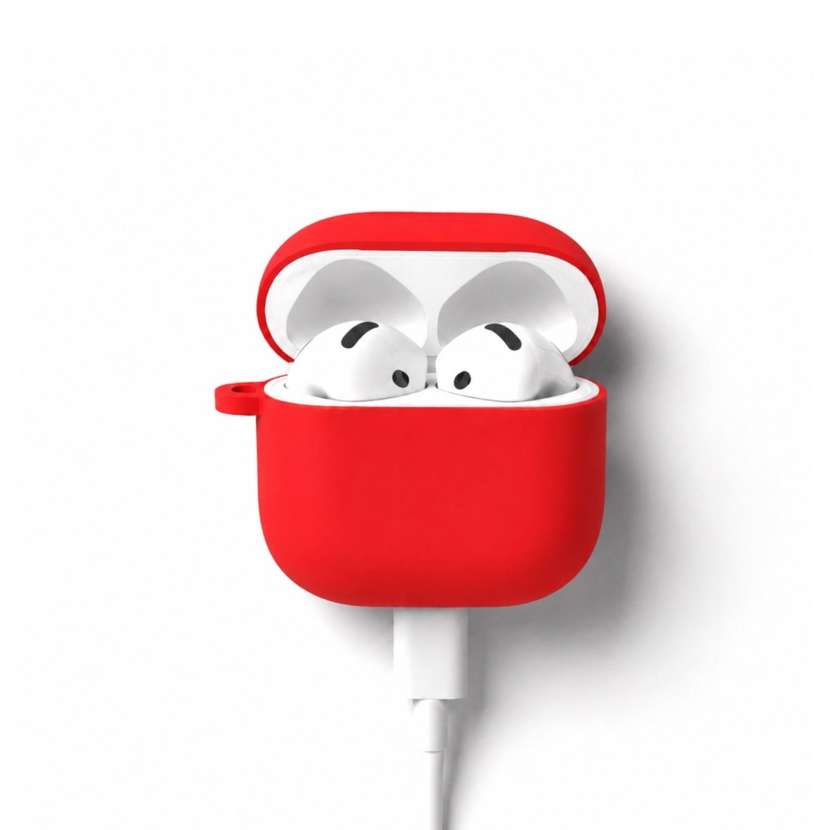 AirPods 3 Premium Kırmızı Silikon Kılıf - Sumthincs