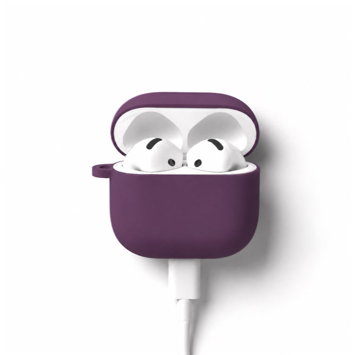 AirPods 3 Premium Mor Silikon Kılıf - Sumthincs