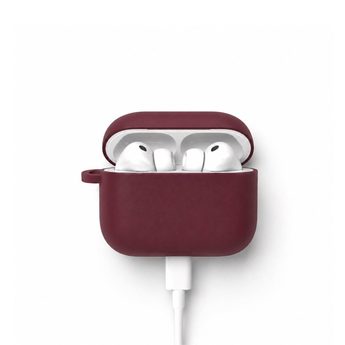 AirPods Pro 3 Premium Bordo Silikon Kılıf - Sumthincs