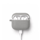 AirPods Pro 3 Premium Gri Silikon Kılıf - Sumthincs