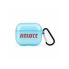 Amore AirPods 3 Şeffaf Silikon Kılıf Mavi - Sumthincs