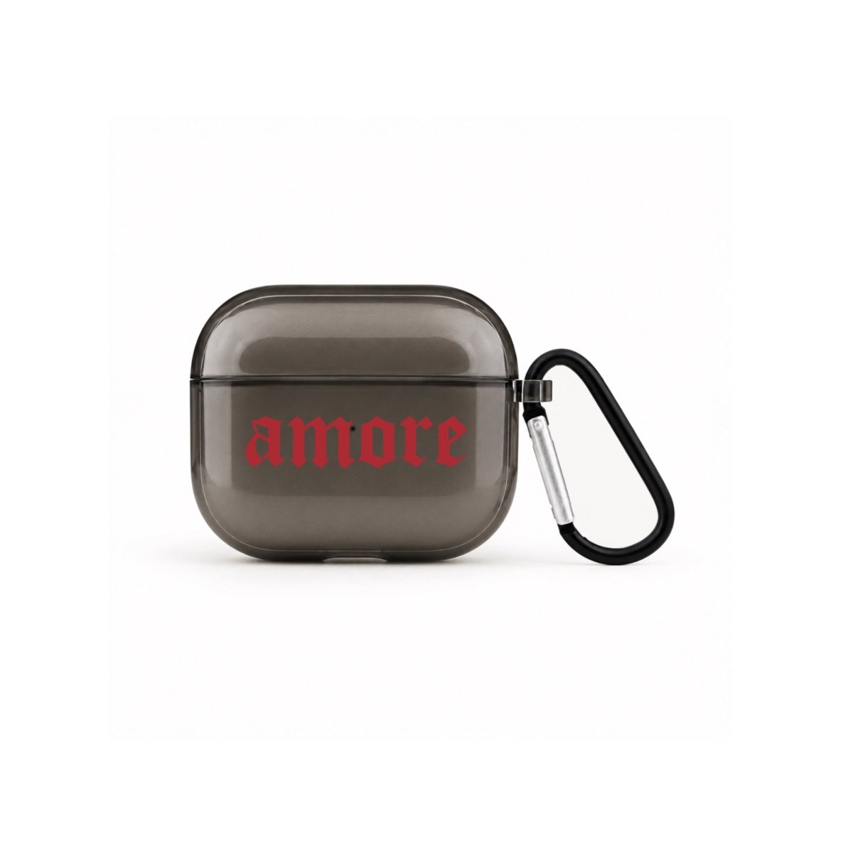 Amore AirPods 3 Şeffaf Silikon Kılıf Siyah - Sumthincs