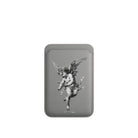 Angel MagSafe Deri Cüzdan Wallet Gri - Sumthincs
