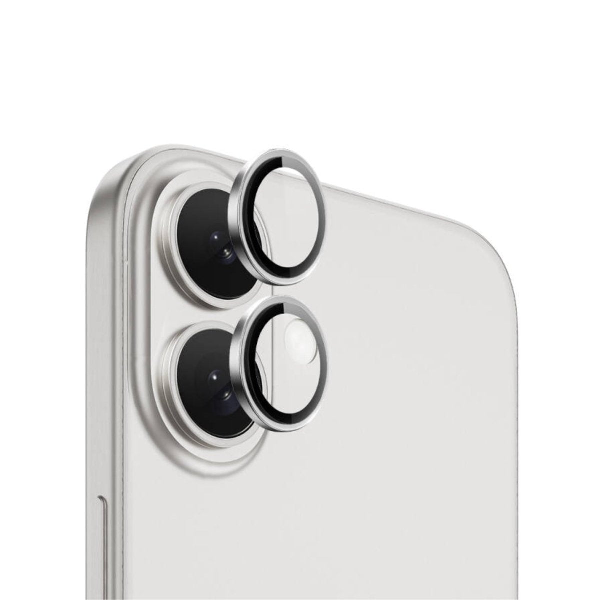 Apple iPhone 16 / 16 Plus Kamera Lens Koruyucu Gümüş - SUMTHINCS