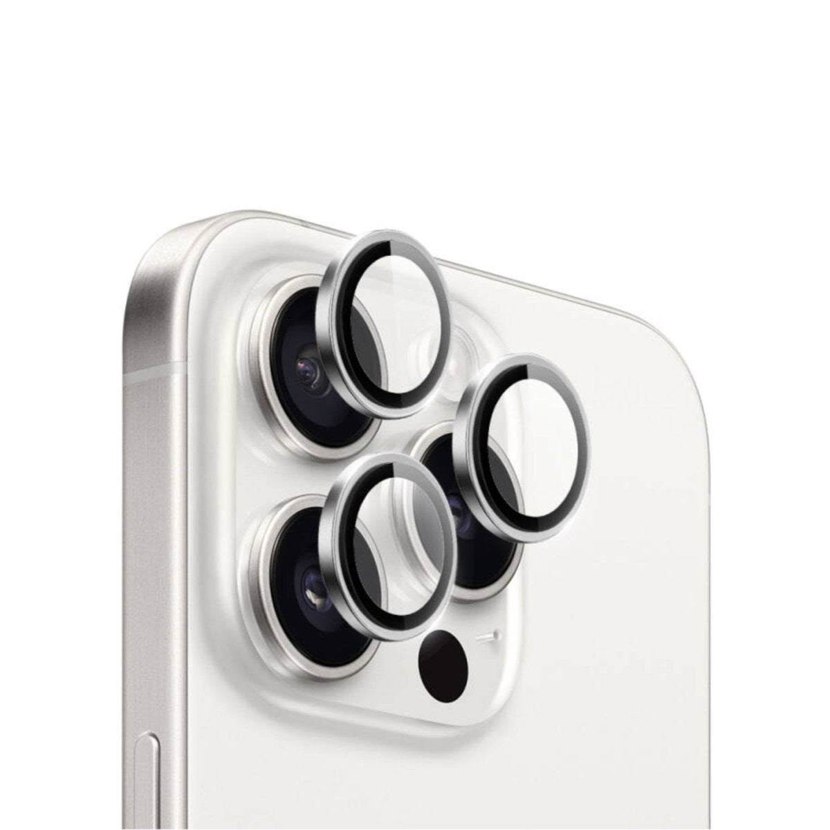 Apple iPhone 16 Pro / 16 Pro Max Kamera Lens Koruyucu Gümüş - SUMTHINCS