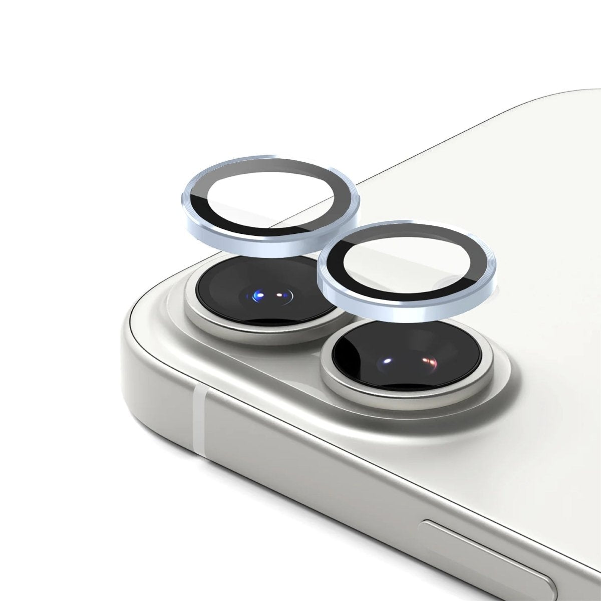 Apple iPhone 17 Kamera Lens Koruyucu Açık Mavi - Sumthincs