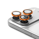 Apple iPhone 17 Pro / 17 Pro Max Kamera Lens Koruyucu Turuncu - Sumthincs