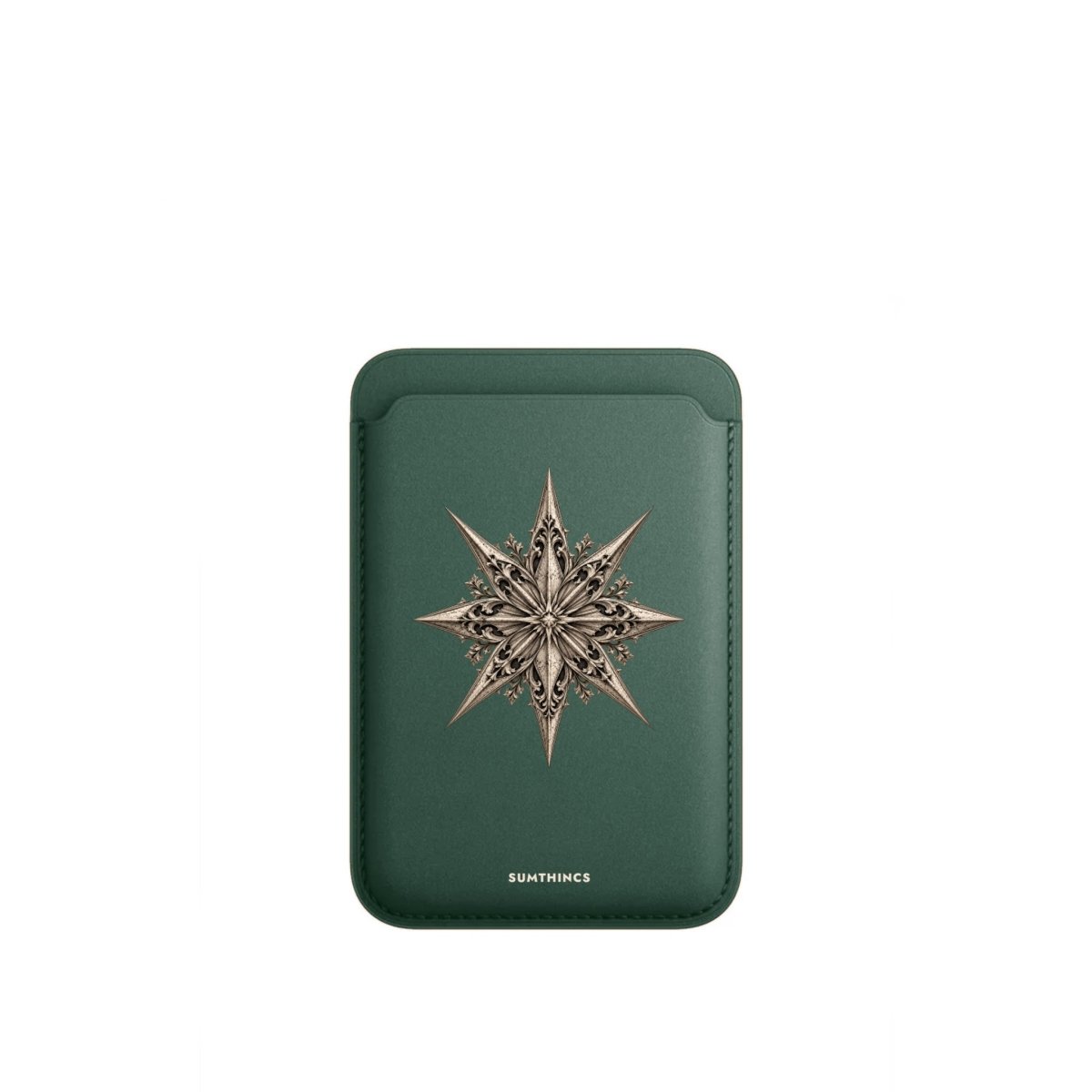 Astraea MagSafe Deri Cüzdan Wallet Kaktüs Yeşili - Sumthincs