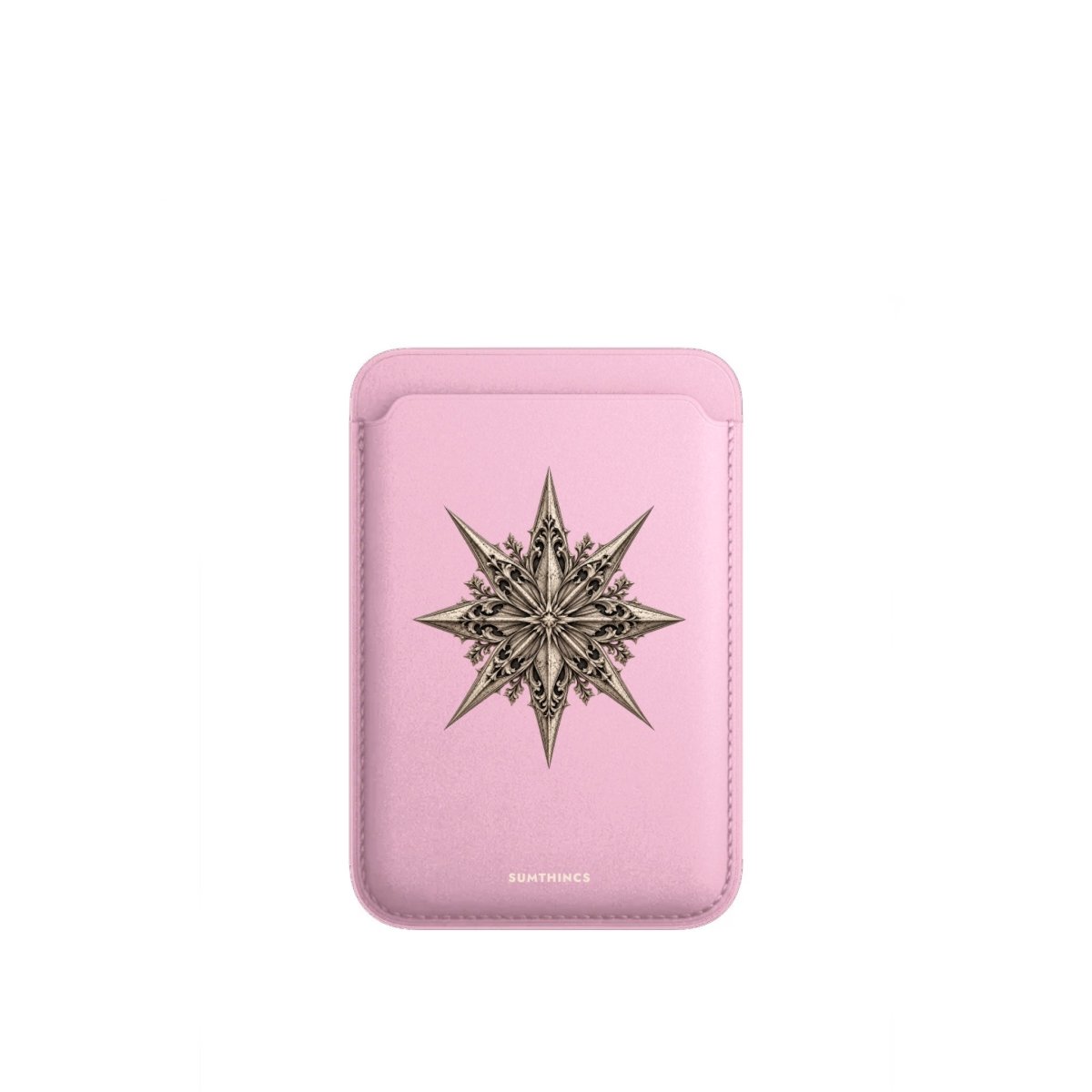 Astraea MagSafe Deri Cüzdan Wallet Pembe - Sumthincs