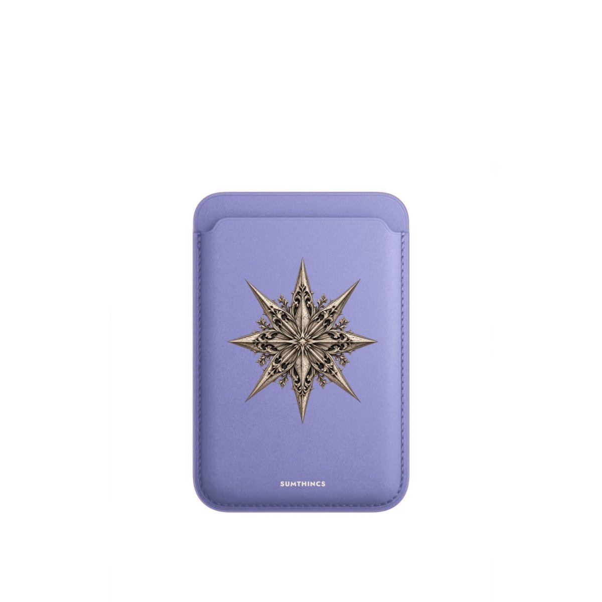 Astraea MagSafe Deri Cüzdan Wallet Lila - Sumthincs