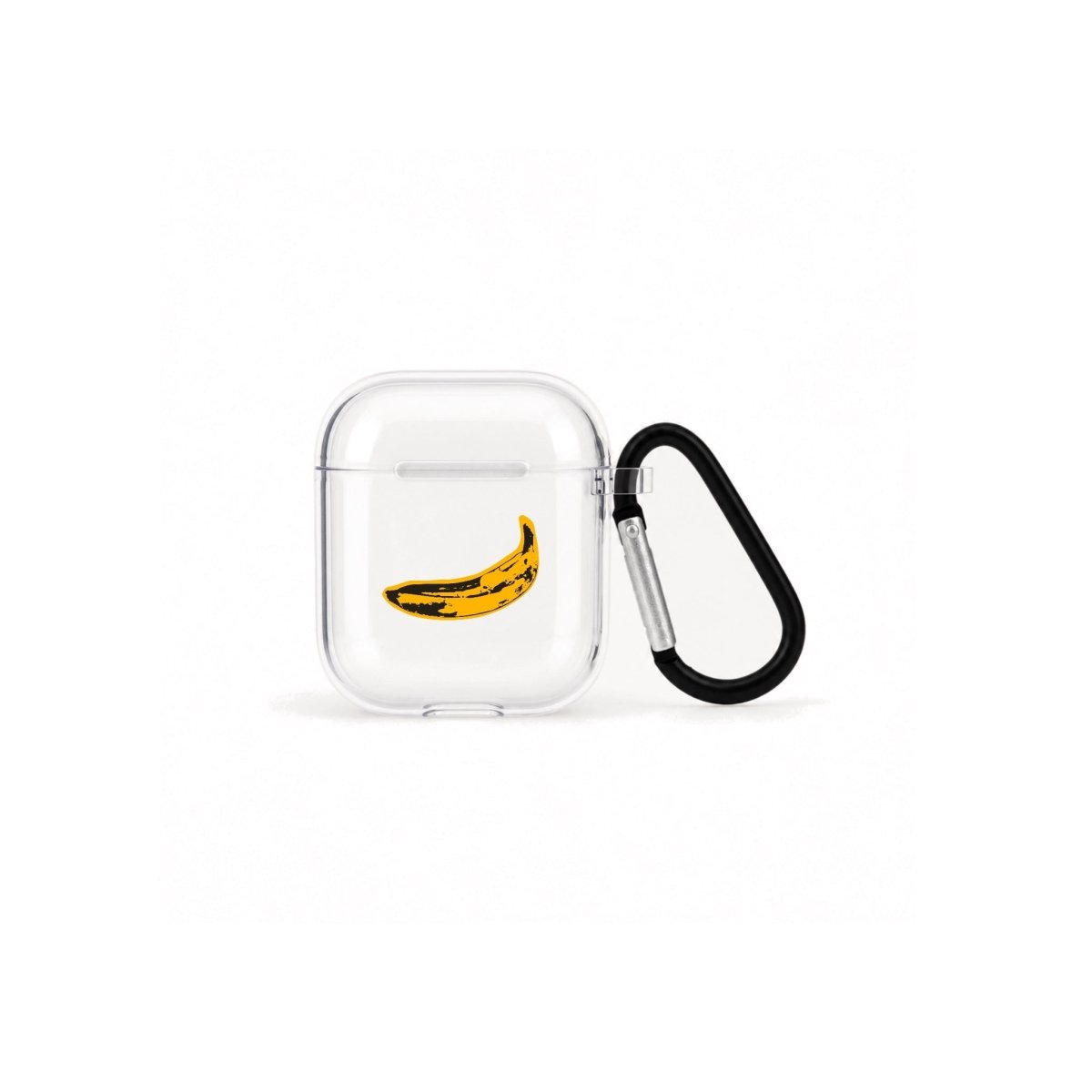 Banana AirPods Şeffaf Silikon Kılıf Beyaz Şeffaf - Sumthincs