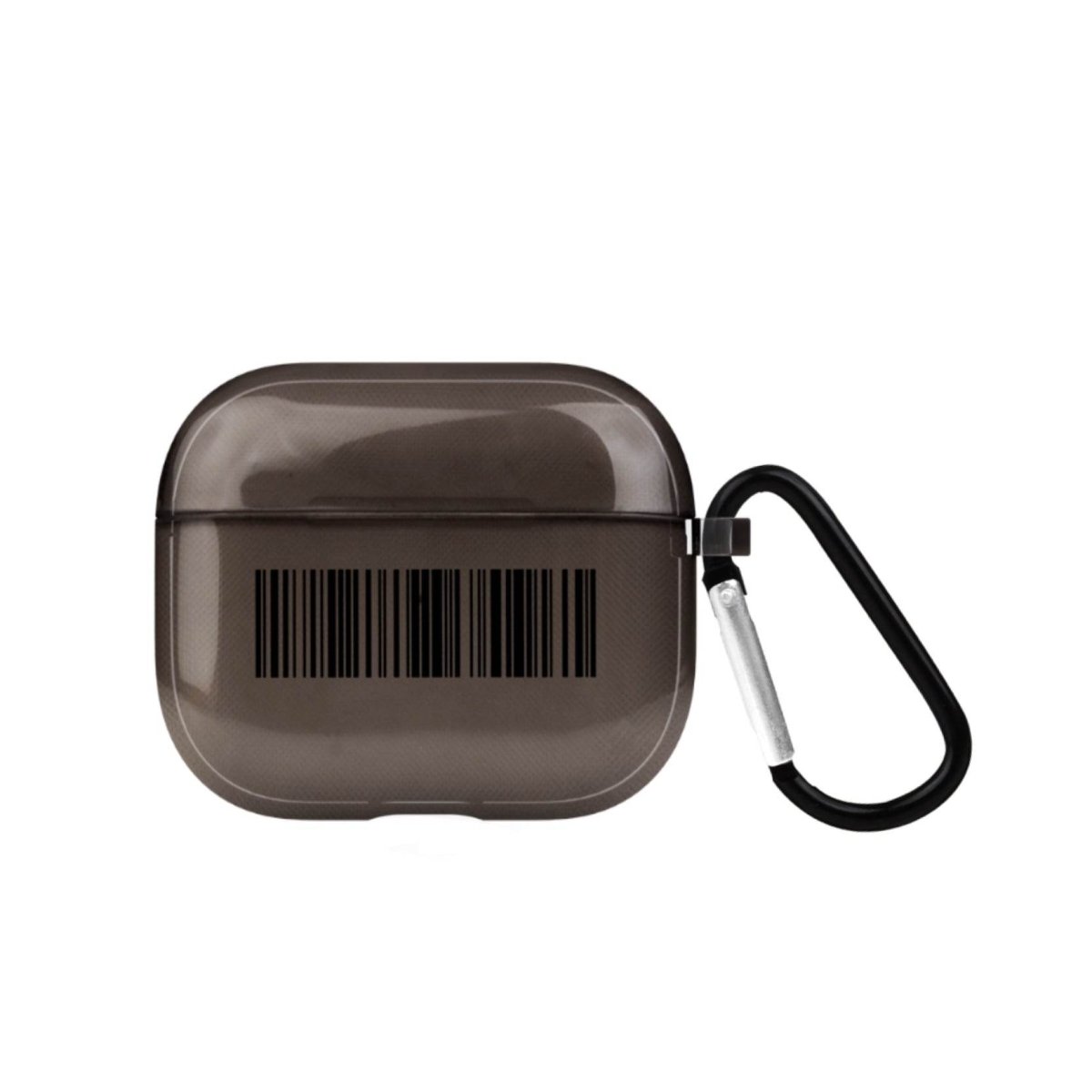 Barcode AirPods 3 Şeffaf Silikon Kılıf Siyah - SUMTHINCS
