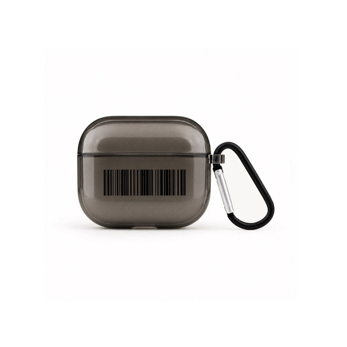 Barcode AirPods 3 Şeffaf Silikon Kılıf Siyah - Sumthincs