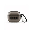 Barcode AirPods 3 Şeffaf Silikon Kılıf Siyah - Sumthincs