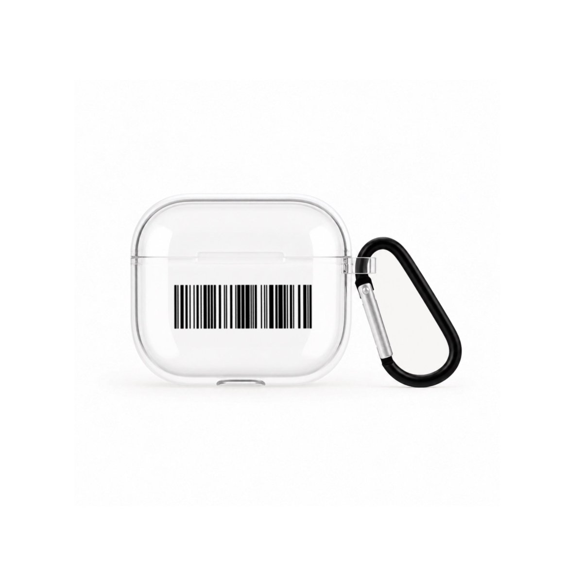 Barcode AirPods 3 Şeffaf Silikon Kılıf Beyaz Şeffaf - Sumthincs