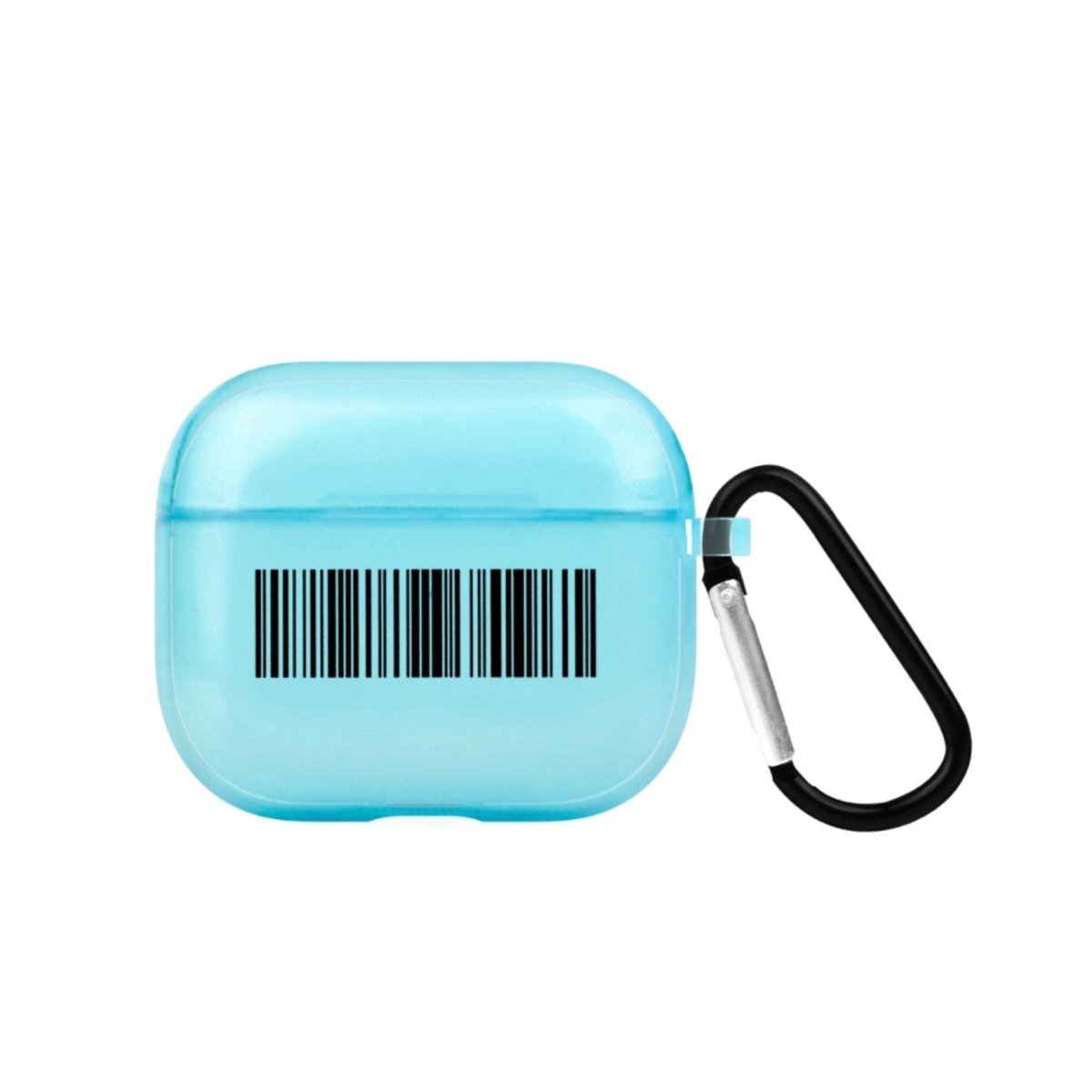 Barcode AirPods 3 Şeffaf Silikon Kılıf Mavi - SUMTHINCS