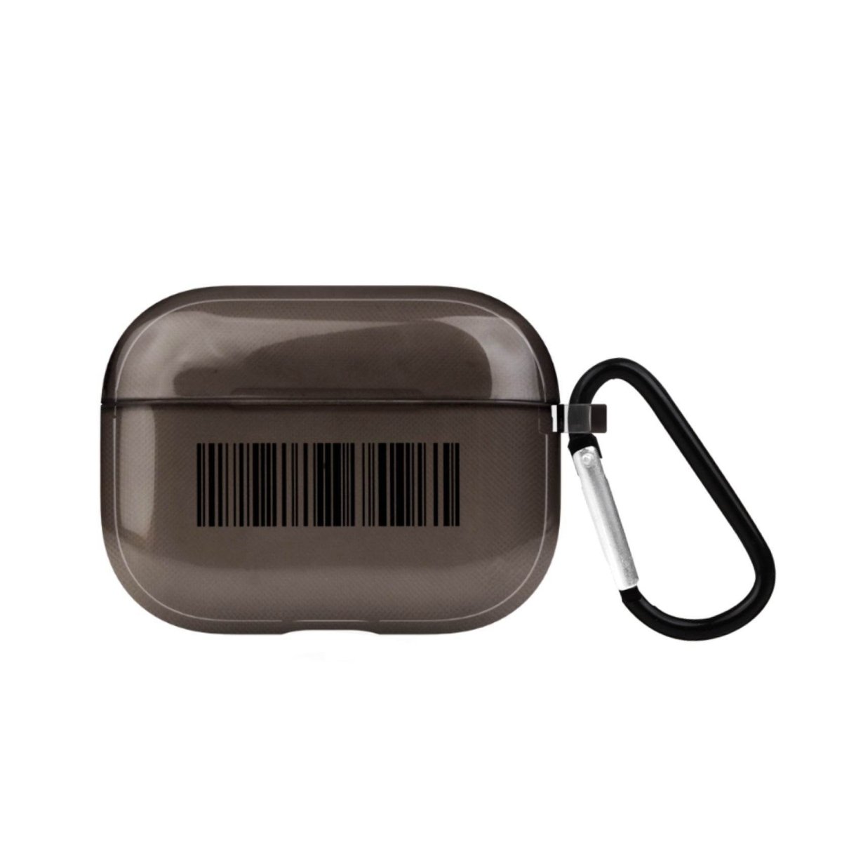 Barcode AirPods Pro Şeffaf Silikon Kılıf Siyah - SUMTHINCS