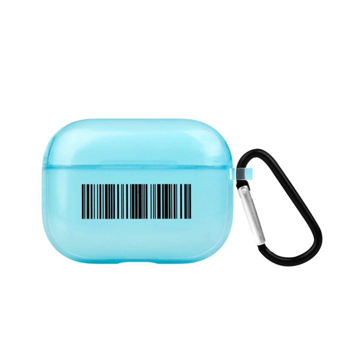 Barcode AirPods Pro Şeffaf Silikon Kılıf Mavi - SUMTHINCS