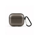 Basic AirPods 3 Şeffaf Silikon Kılıf Siyah - Sumthincs