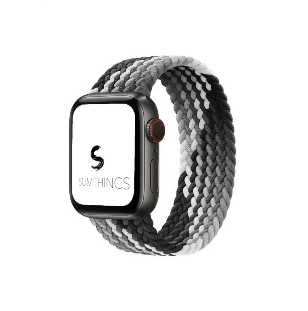 Black and White Örgü Spor Kordon 38 - 40 - 41mm S/M - SUMTHINCS