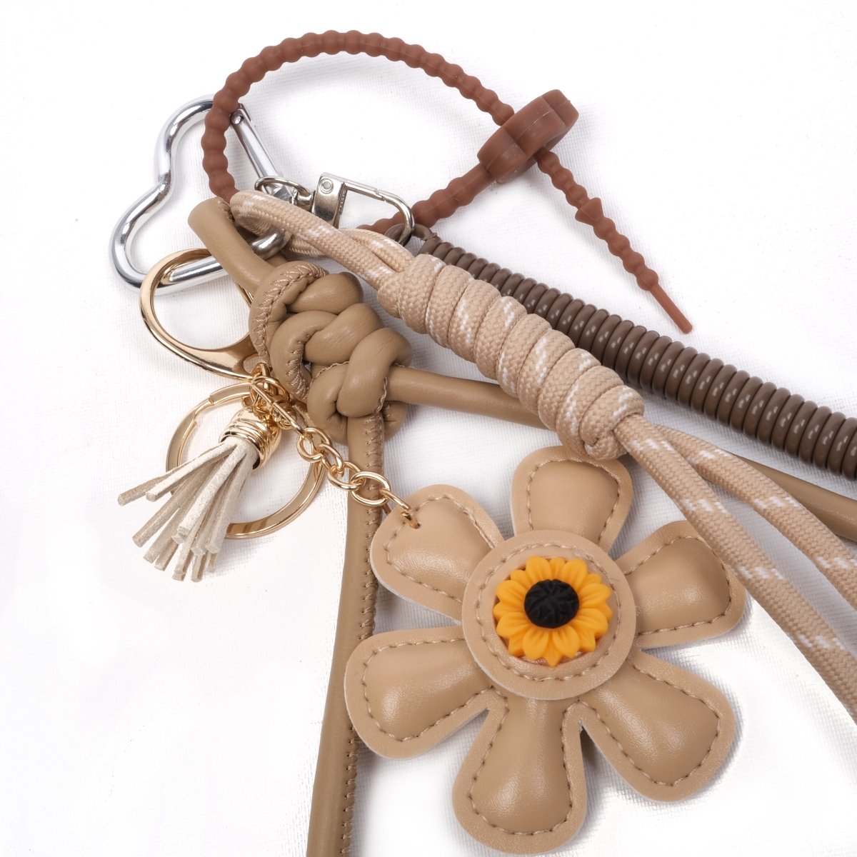 Charm Keychain Beige Flower Süs - SUMTHINCS