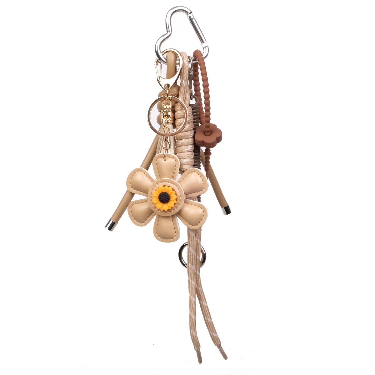 Charm Keychain Beige Flower Süs - SUMTHINCS