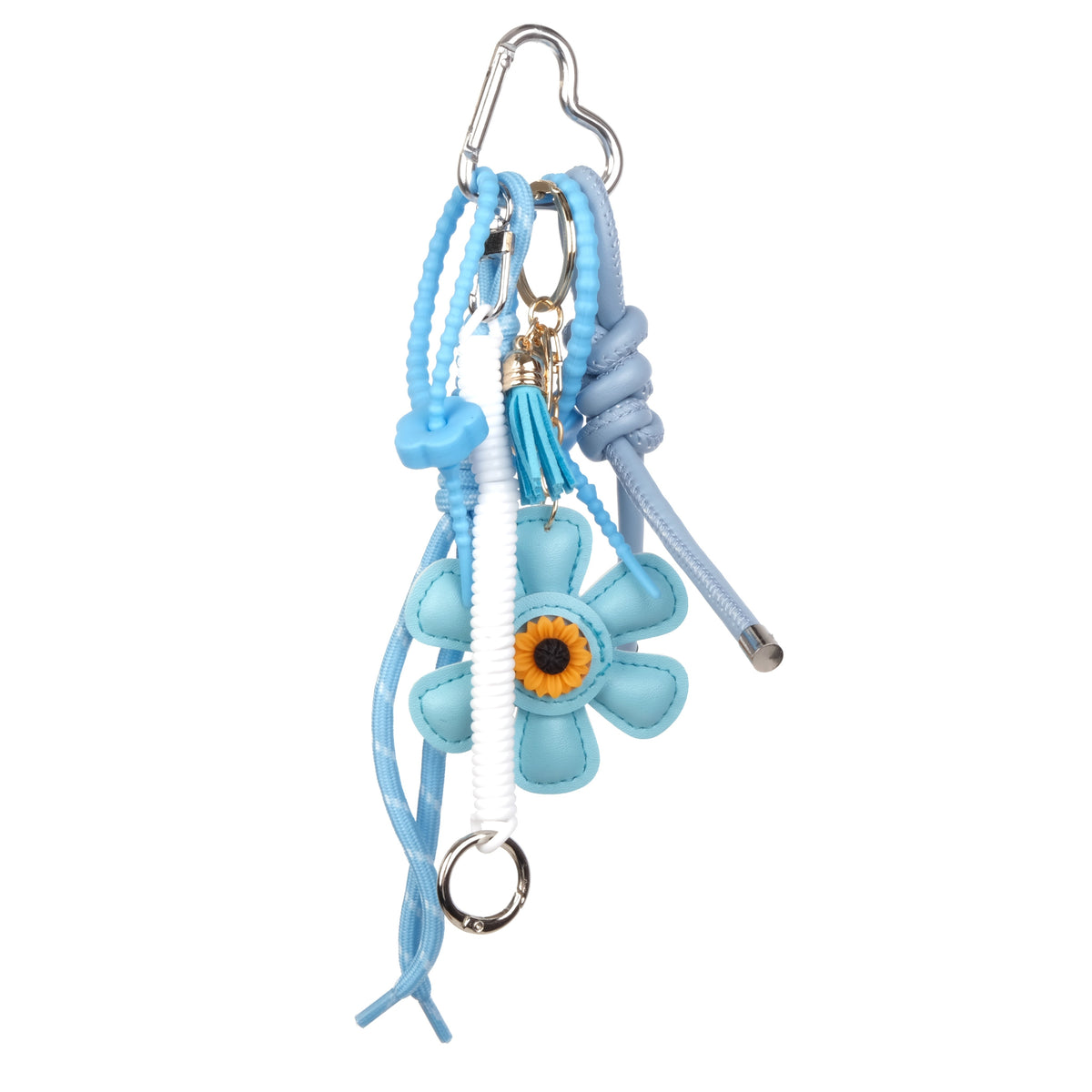 Charm Keychain Blue Flower Süs