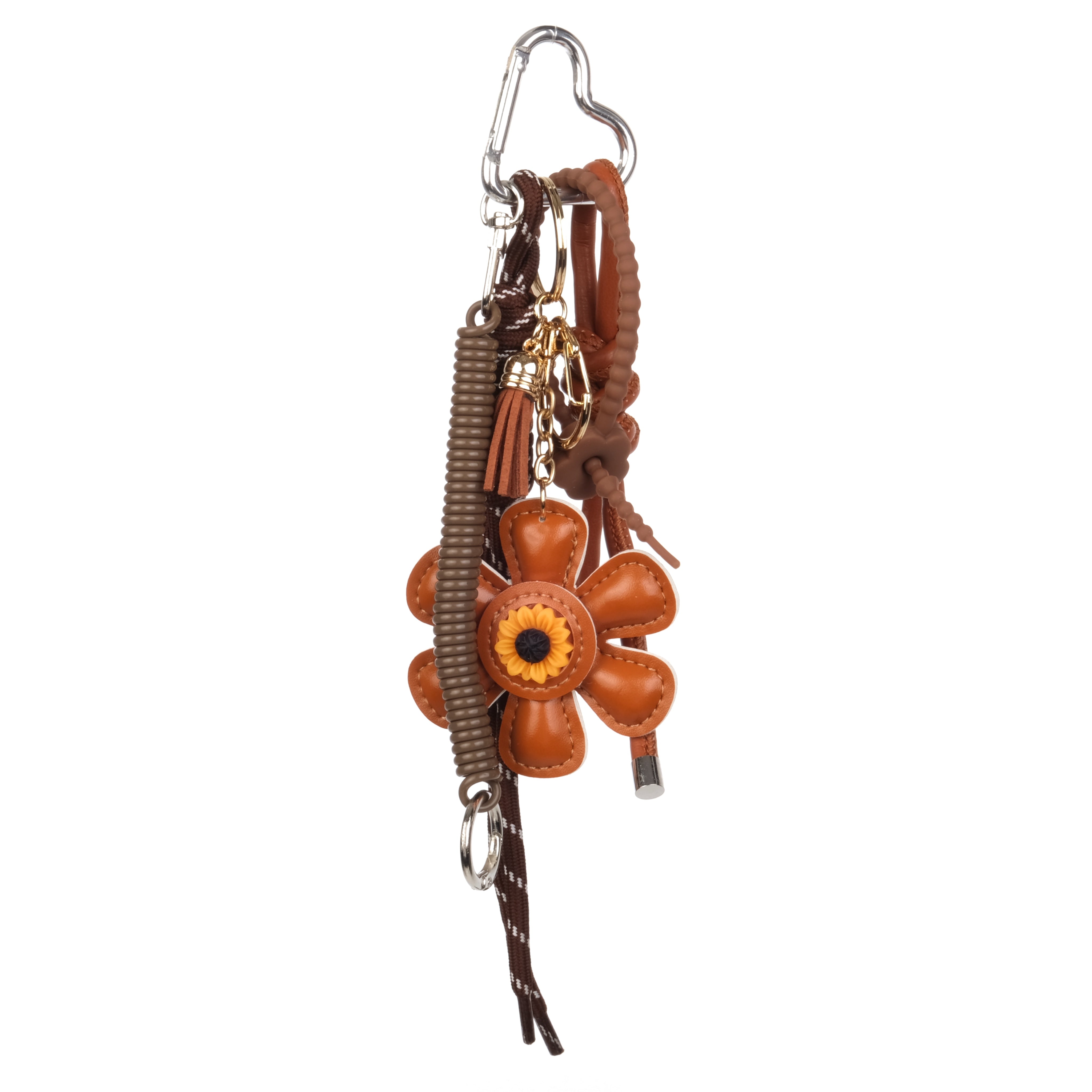 Charm Keychain Brown Flower Süs - SUMTHINCS