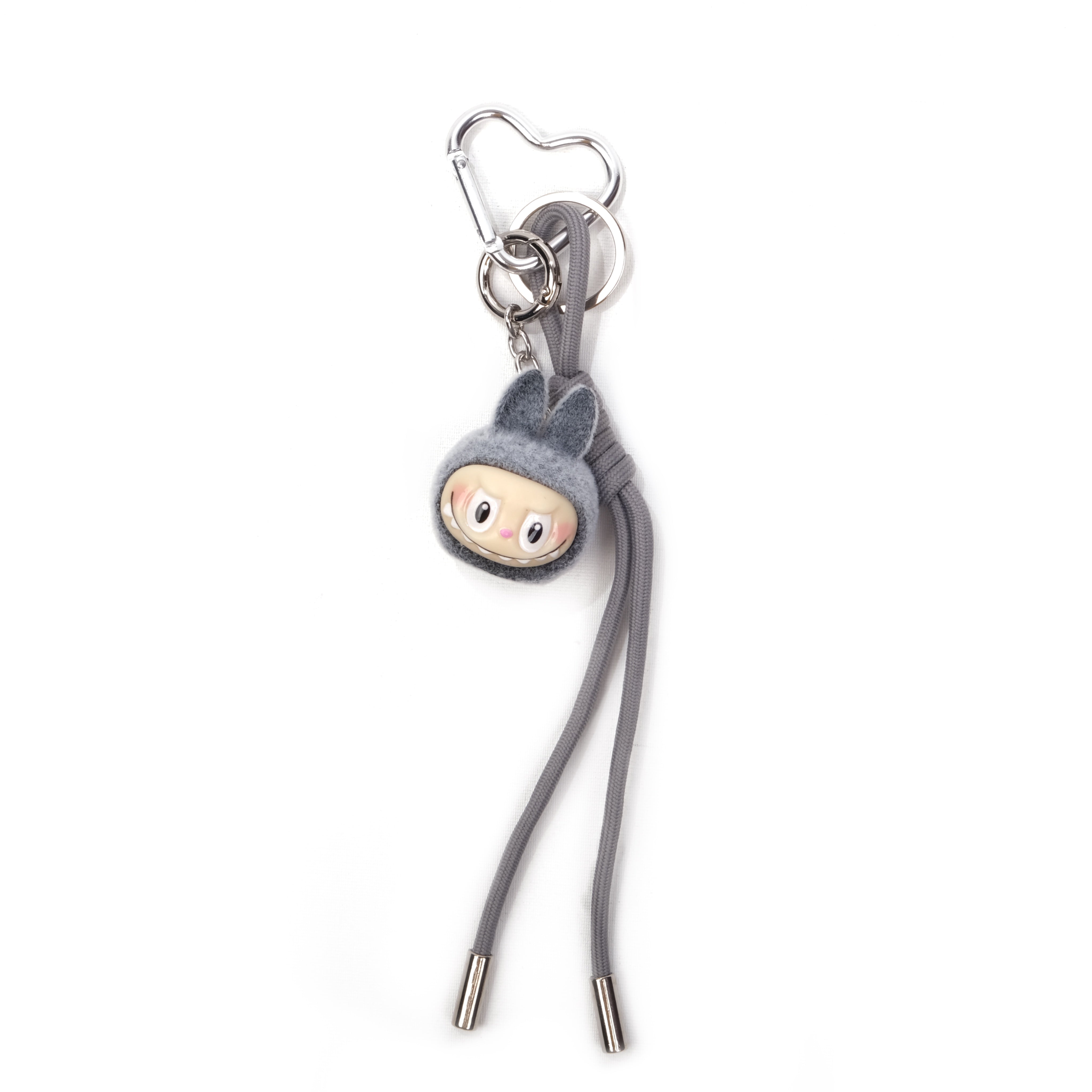 Charm Keychain Grey Labubu Mini Süs - SUMTHINCS
