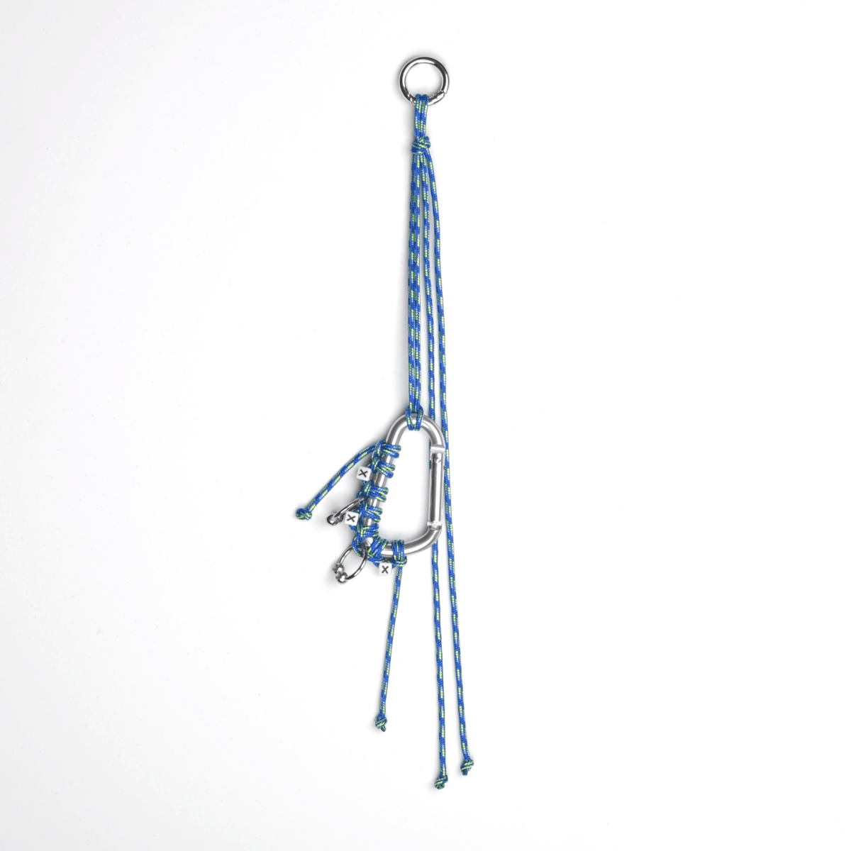 Charm Keychain Karabiner Süs Mavi ve Metal - SUMTHINCS