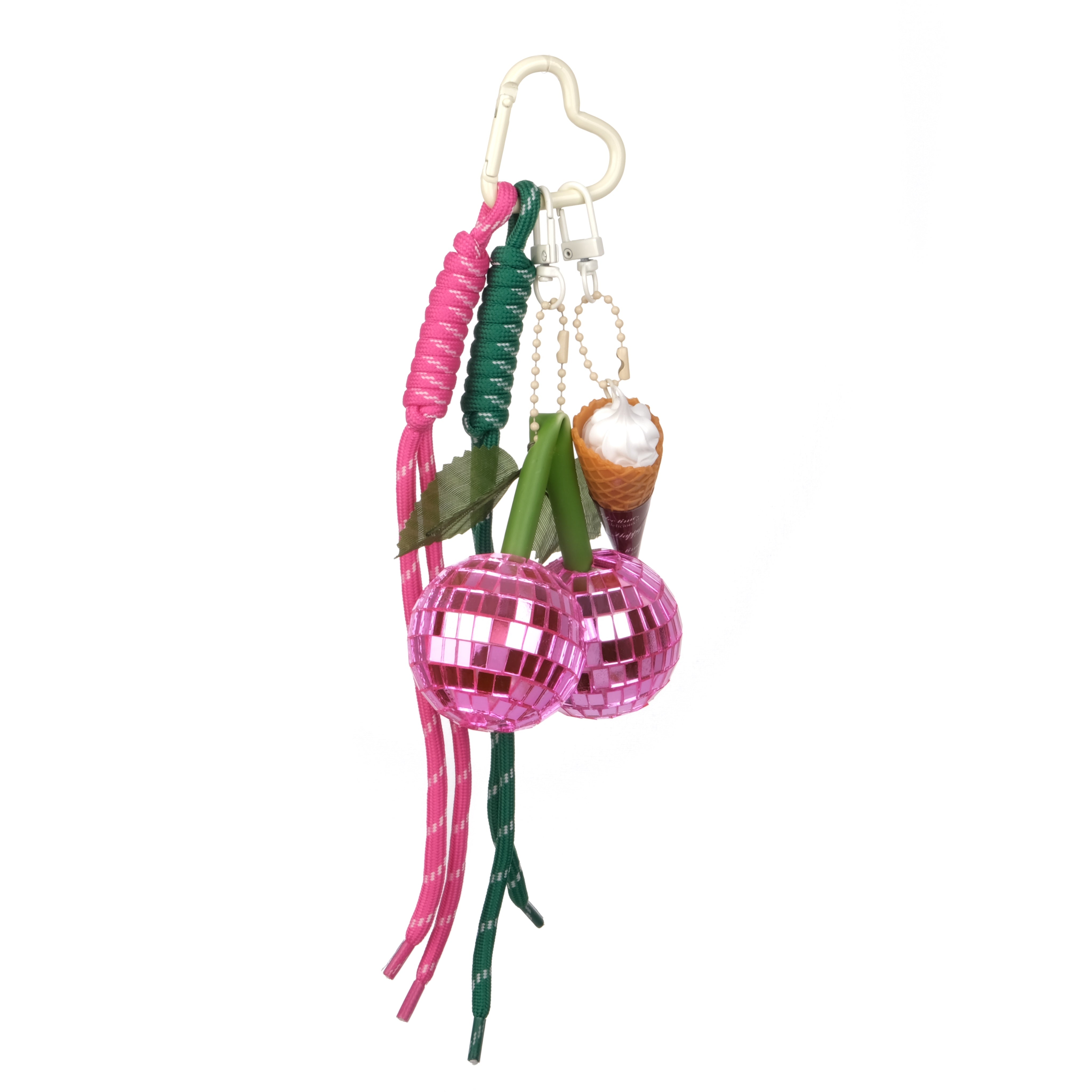 Charm Keychain Pink Cherry Disco Süs - SUMTHINCS