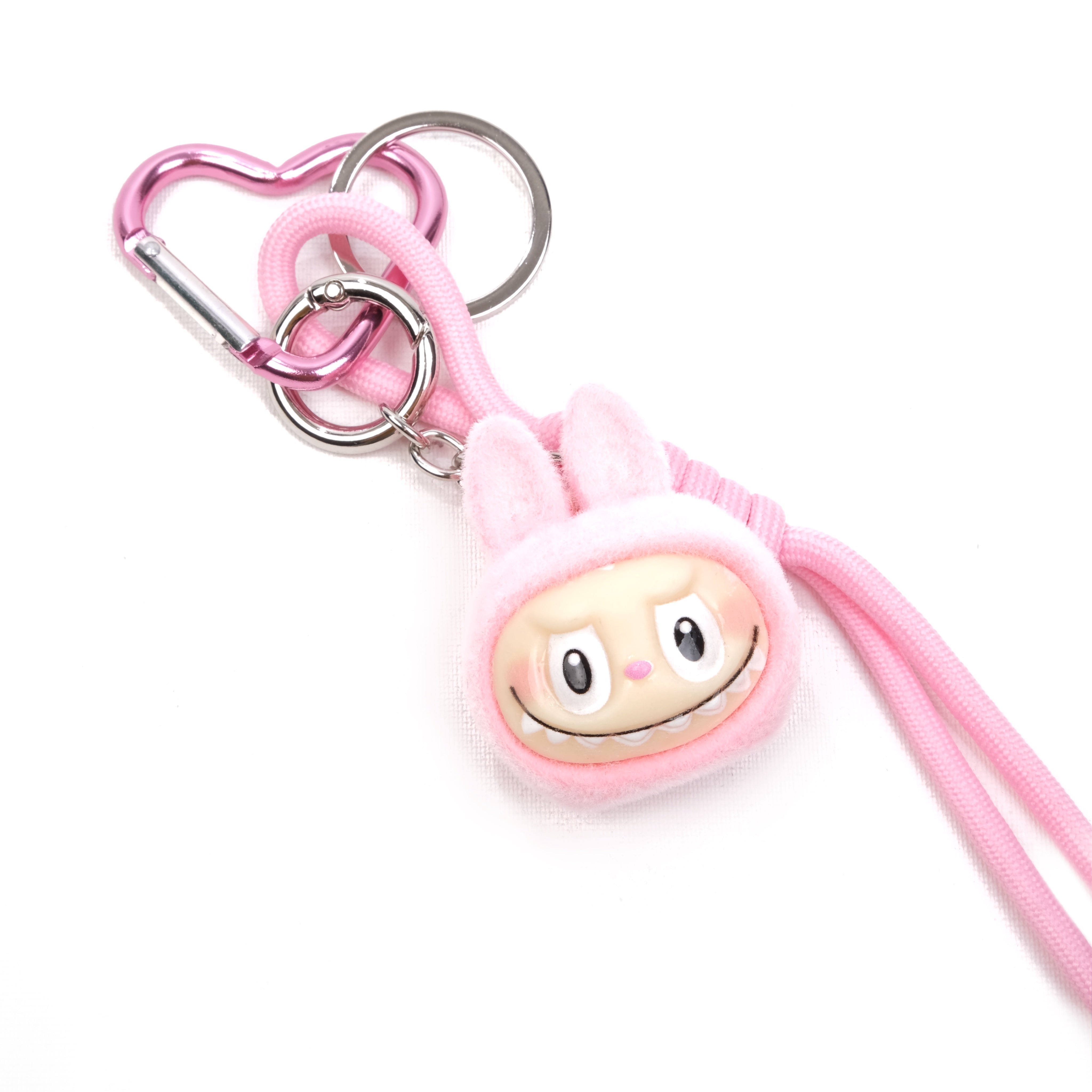 Charm Keychain Pink Labubu Mini Süs - SUMTHINCS