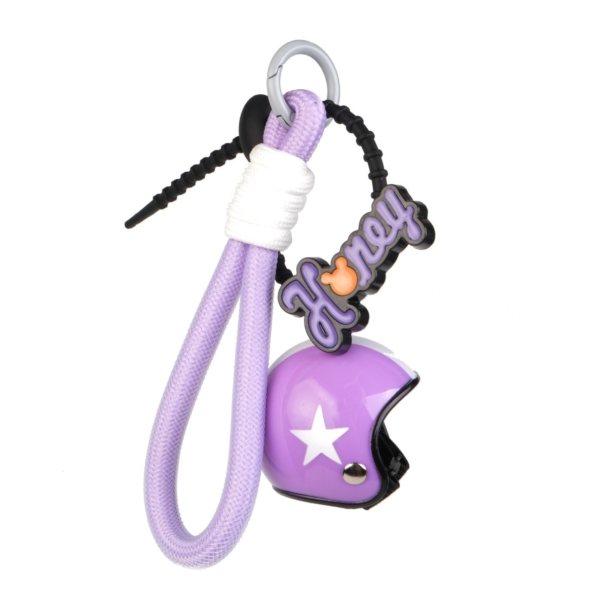Charm Keychain Purple Helmet Süs - SUMTHINCS