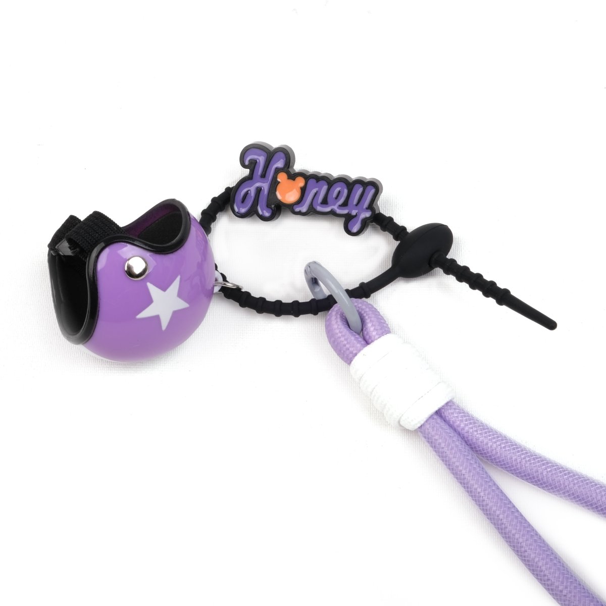 Charm Keychain Purple Helmet Süs - SUMTHINCS