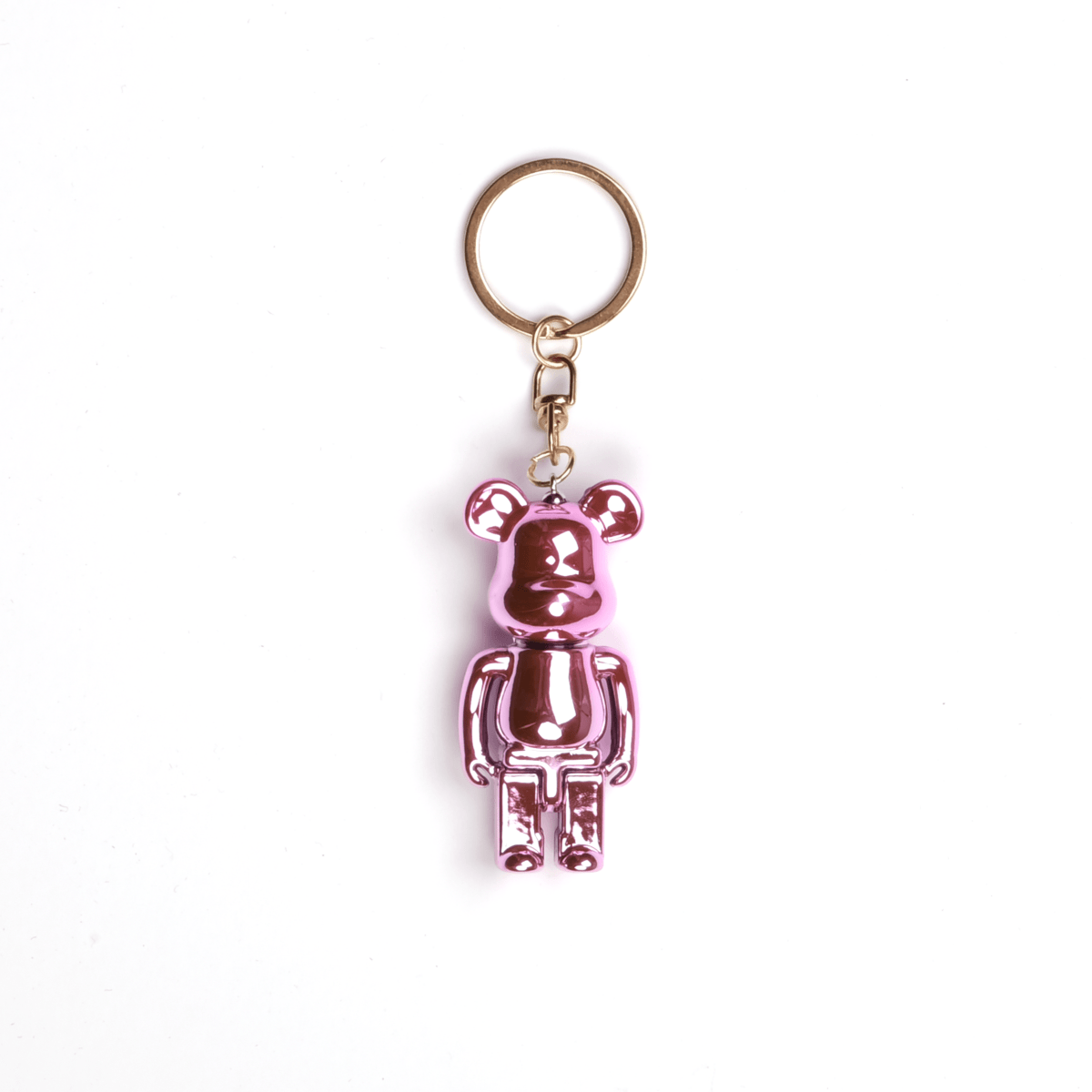 Charm Keychain Renkli Metal Maskot Süs Pembe - SUMTHINCS