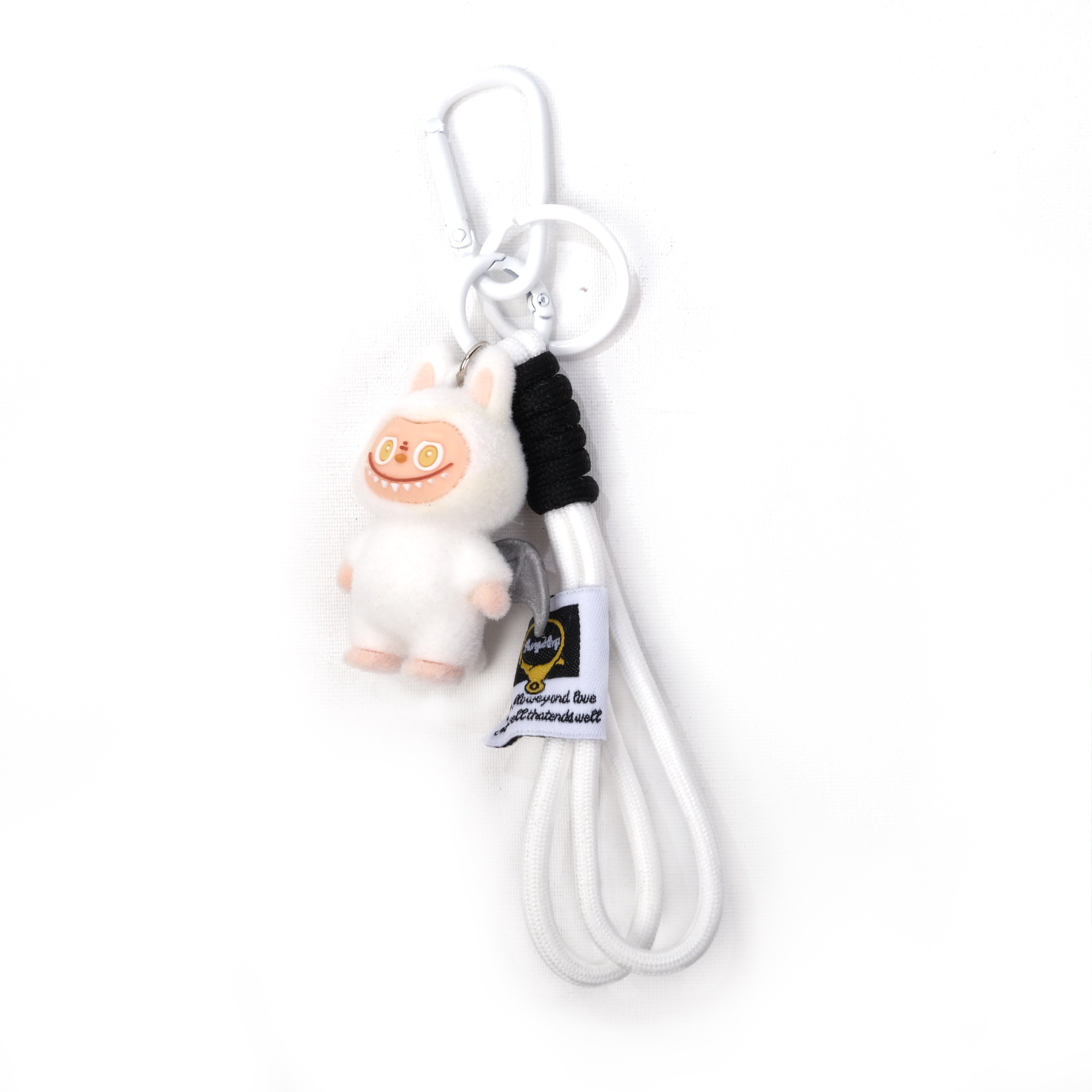 Charm Keychain White Labubu Süs - SUMTHINCS