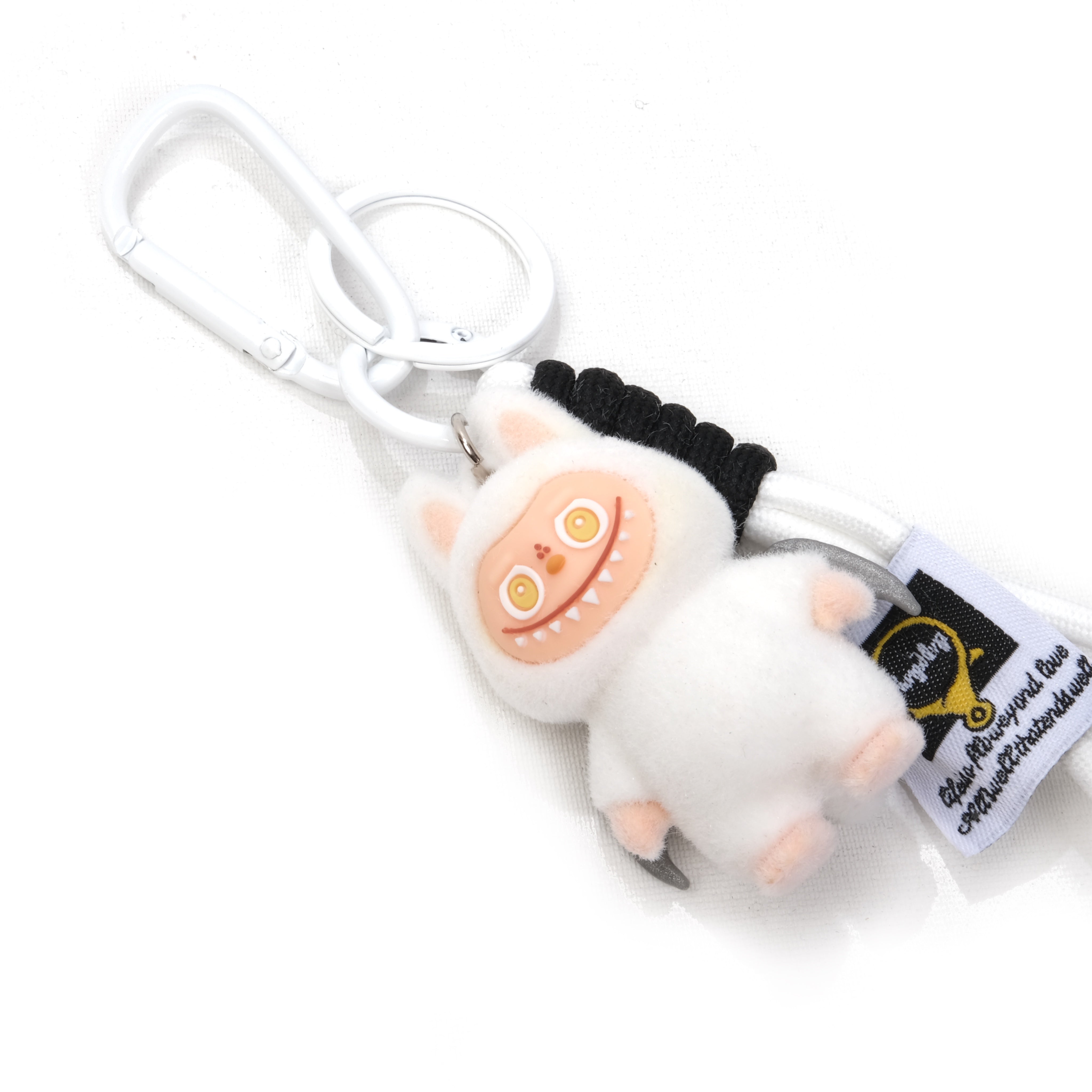 Charm Keychain White Labubu Süs - SUMTHINCS