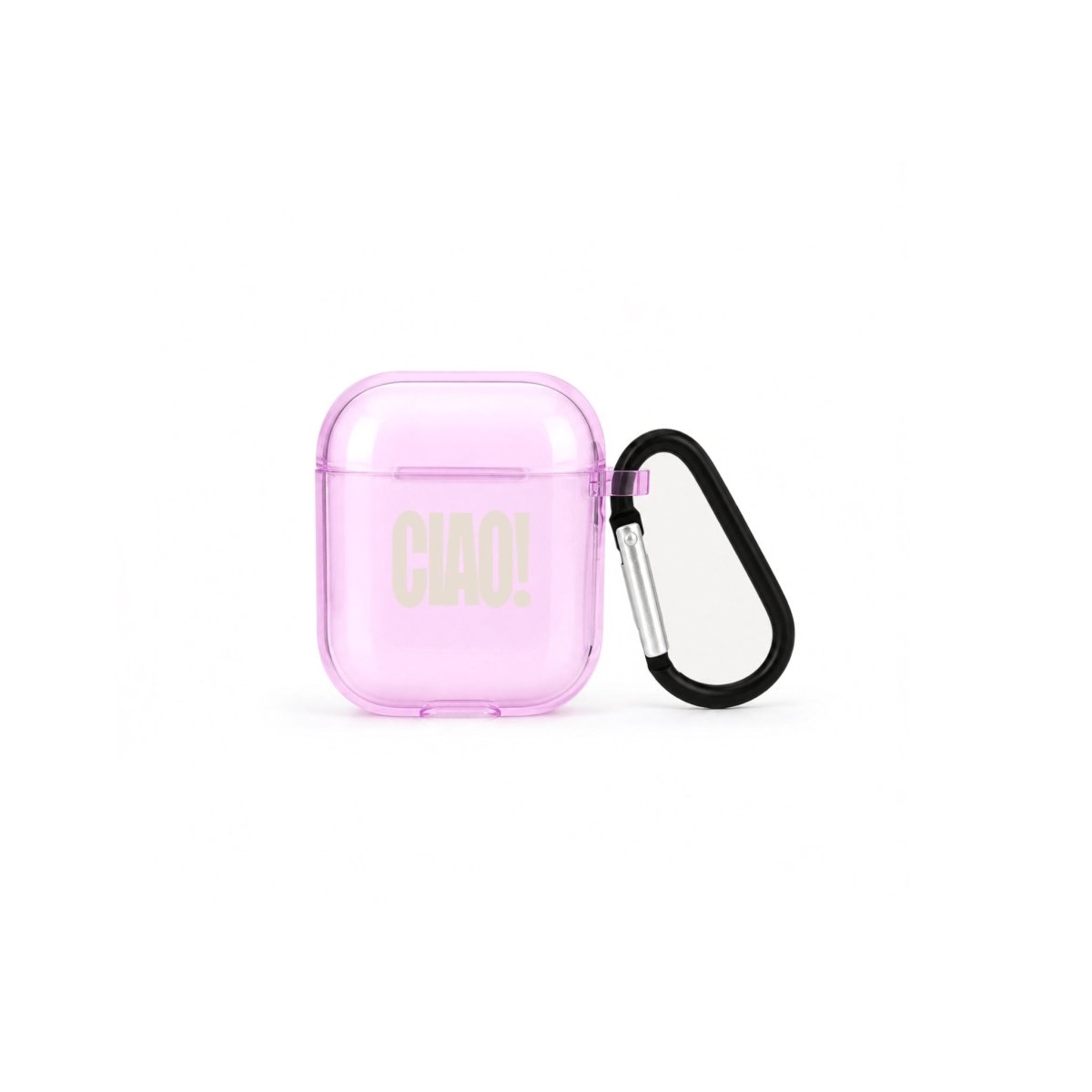 Ciao AirPods 1. ve 2. Nesil Şeffaf Silikon Kılıf Lila - Sumthincs