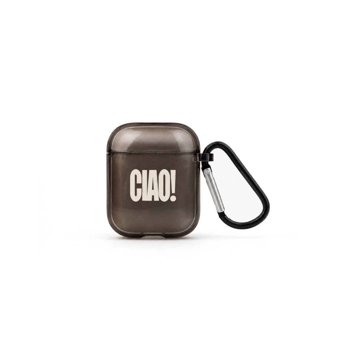 Ciao AirPods 1. ve 2. Nesil Şeffaf Silikon Kılıf Siyah - Sumthincs