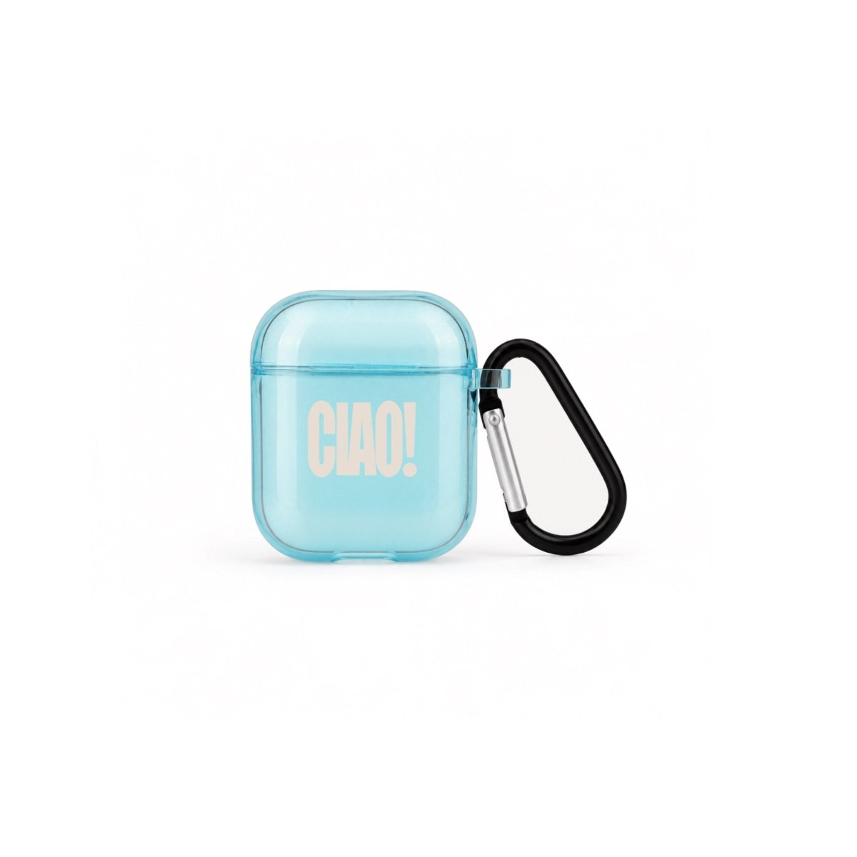 Ciao AirPods 1. ve 2. Nesil Şeffaf Silikon Kılıf Mavi - Sumthincs