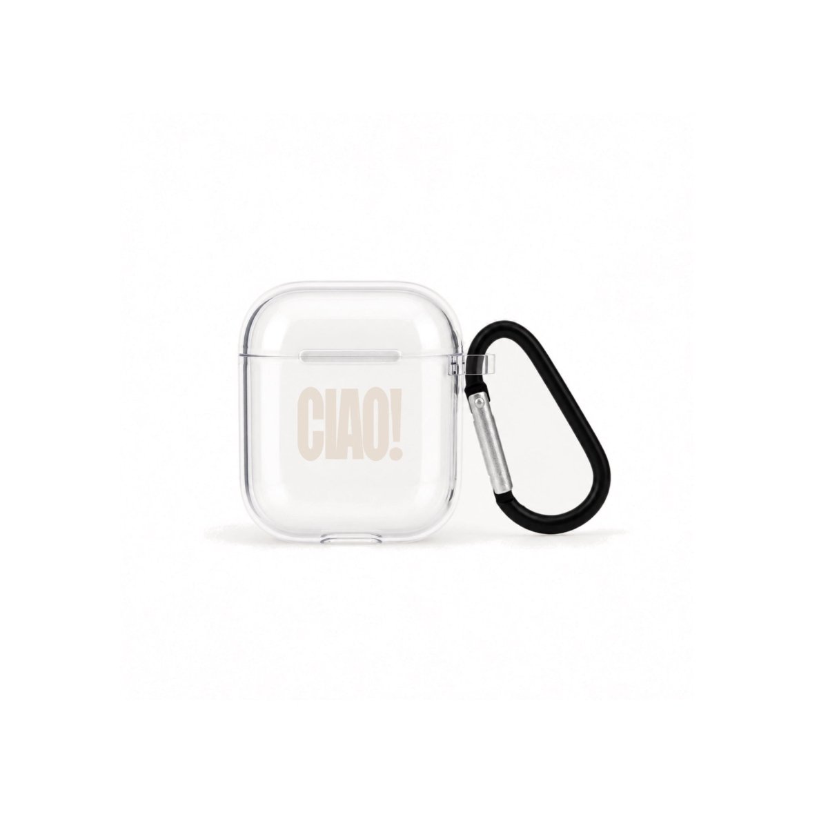 Ciao AirPods 1. ve 2. Nesil Şeffaf Silikon Kılıf Beyaz Şeffaf - Sumthincs