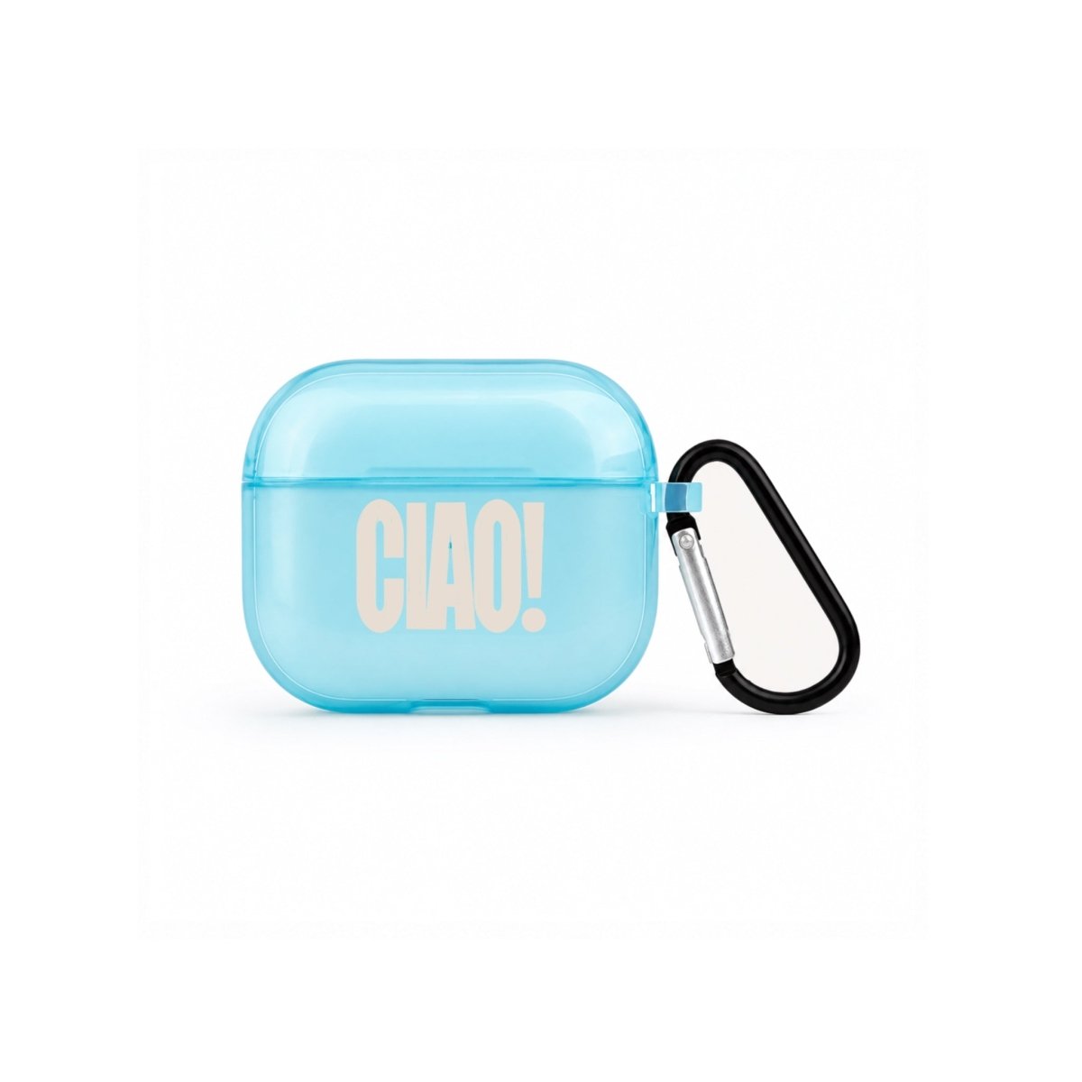 Ciao AirPods 3 Şeffaf Silikon Kılıf Mavi - Sumthincs