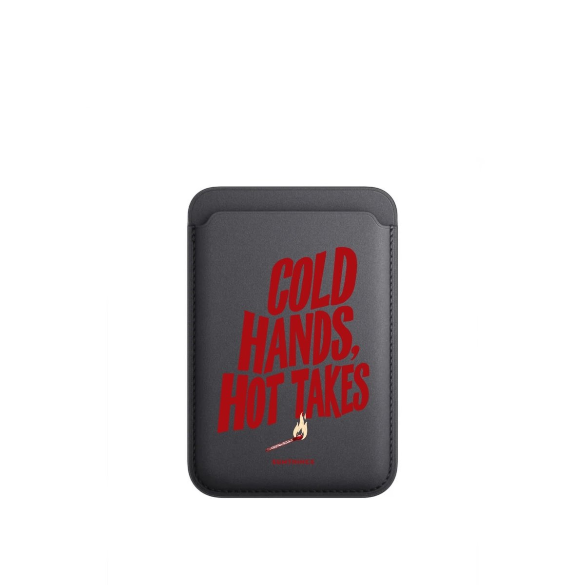 Cold Hands MagSafe Deri Cüzdan Wallet Siyah - Sumthincs