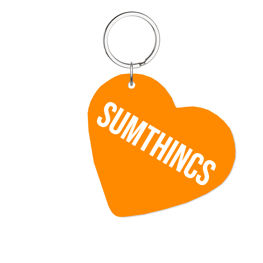 Condensed Glossy Kalp Kişiye Özel Anahtarlık - SUMTHINCS