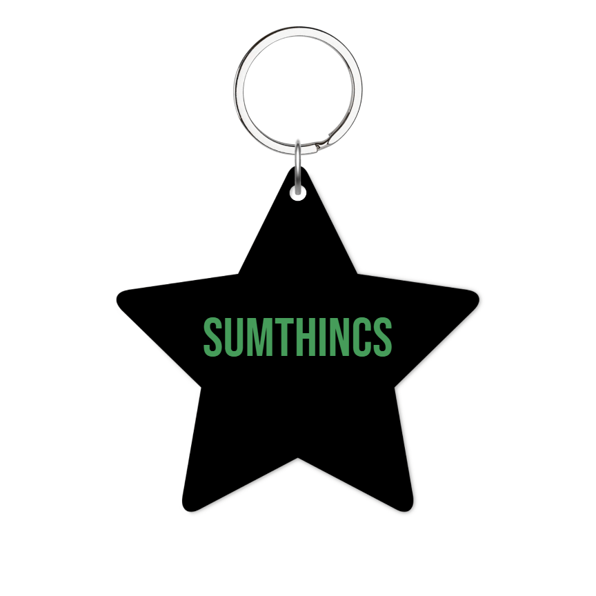 Condensed Glossy Yıldız Kişiye Özel Anahtarlık - SUMTHINCS