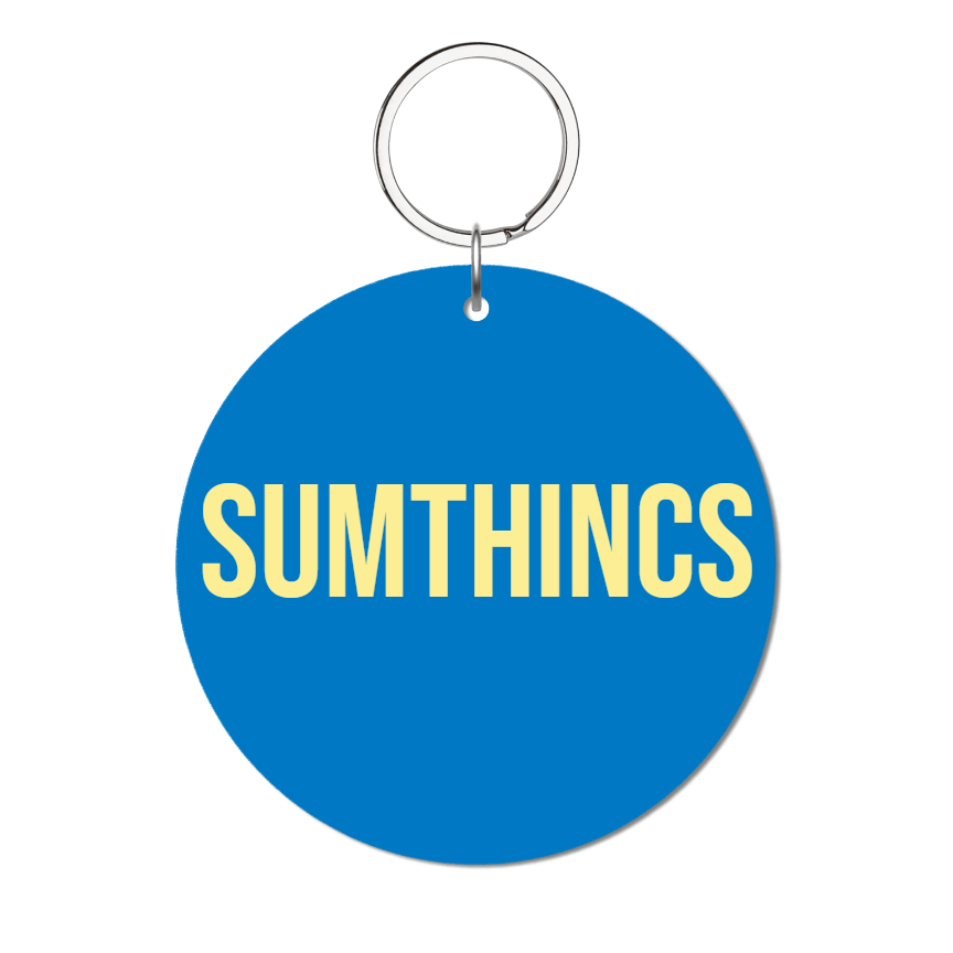 Condensed Glossy Yuvarlak Kişiye Özel Anahtarlık - SUMTHINCS