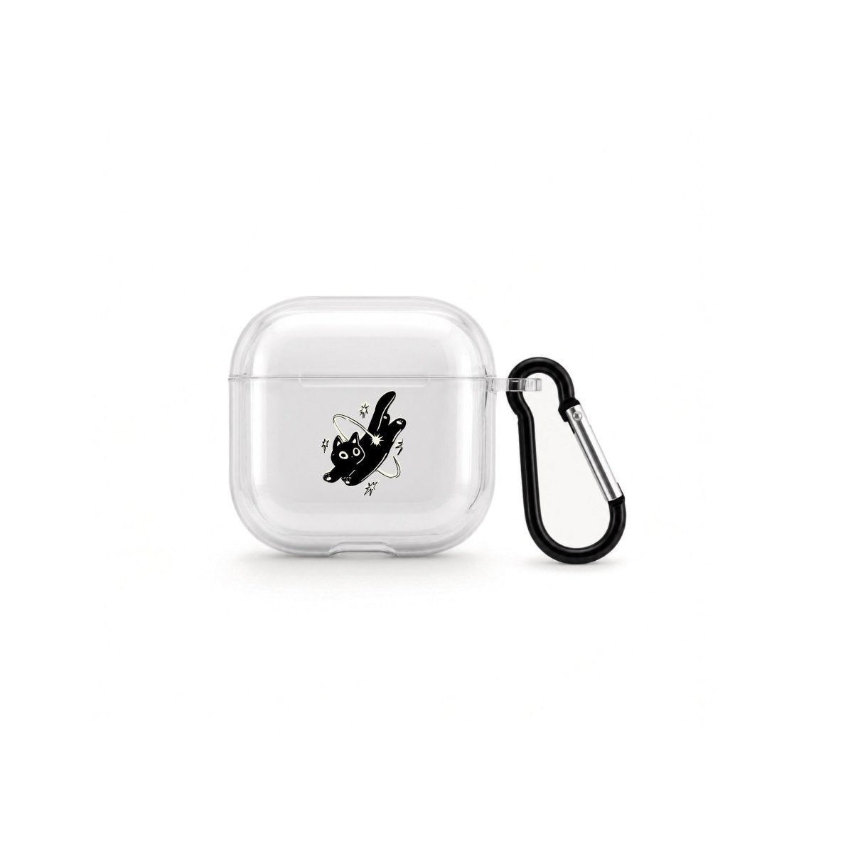 Cosmo Kitty AirPods 4 Şeffaf Silikon Kılıf - Sumthincs