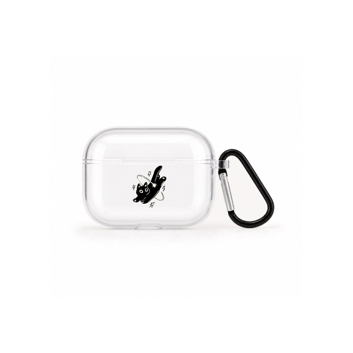 Cosmo Kitty AirPods Pro 2 Şeffaf Silikon Kılıf - Sumthincs