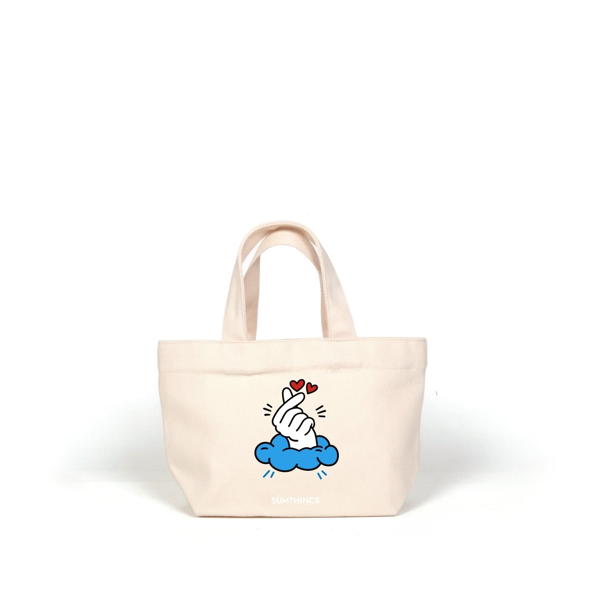 Crush Tote Çanta Medium Bej - Sumthincs