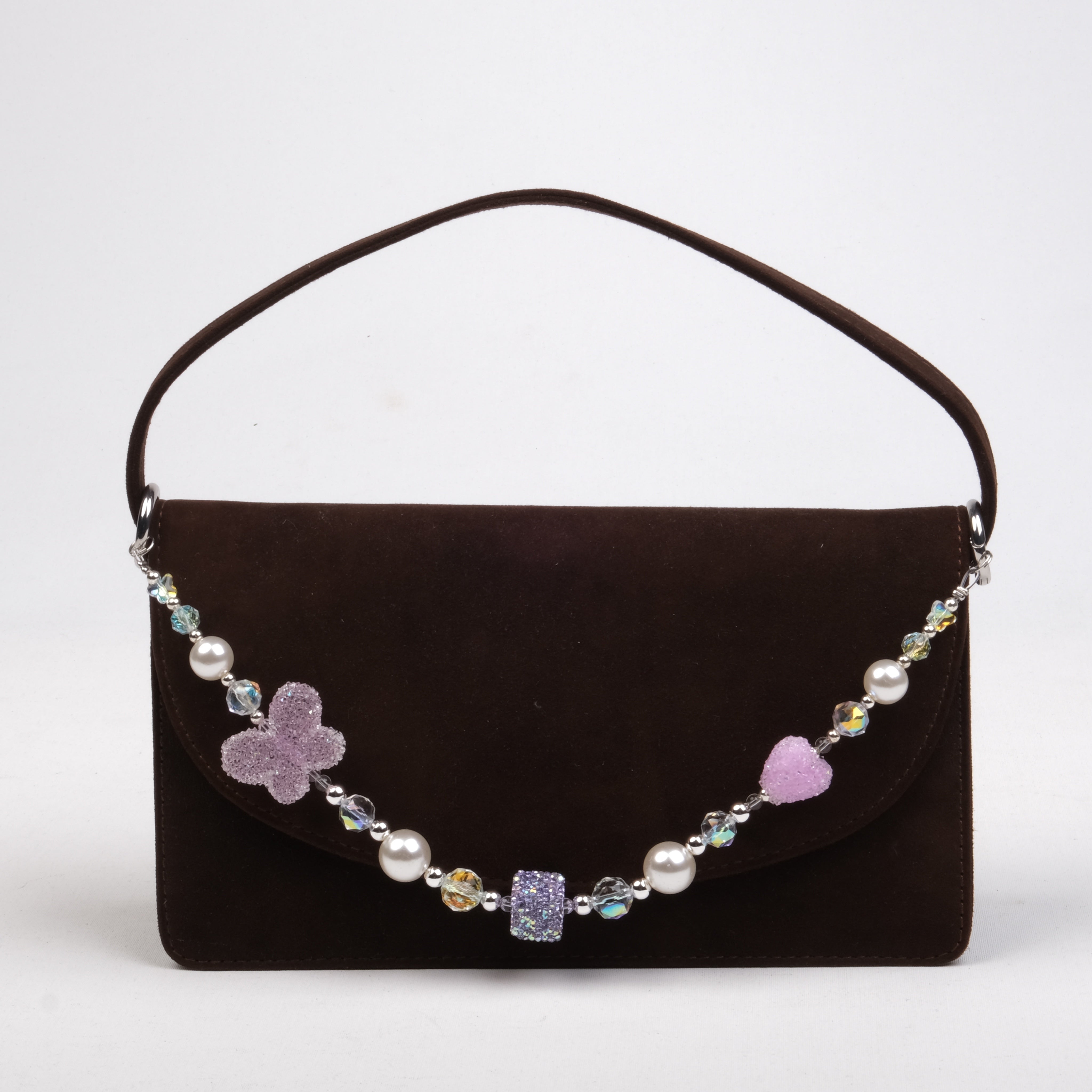 Crystal Butterfly Pink Charm Bilek Askısı - SUMTHINCS